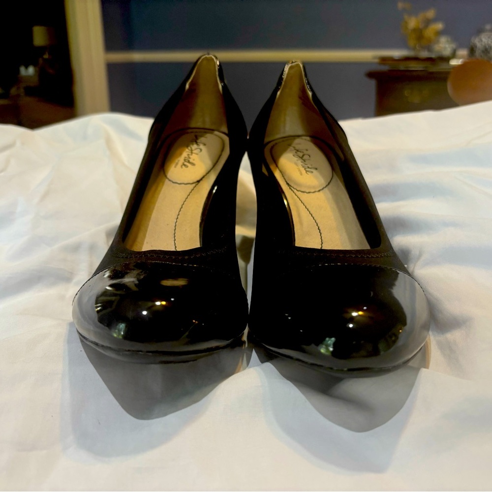 Life Stride W 11 Black Parigi Stretch Pumps New Never Worn - Picture 2 of 9
